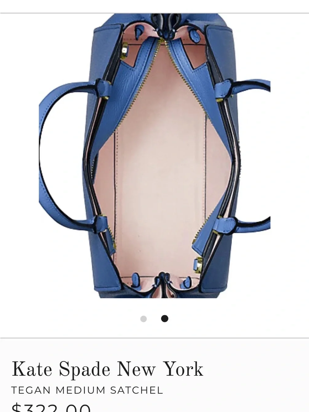 kate spade Blue Tegan Medium Satchel
